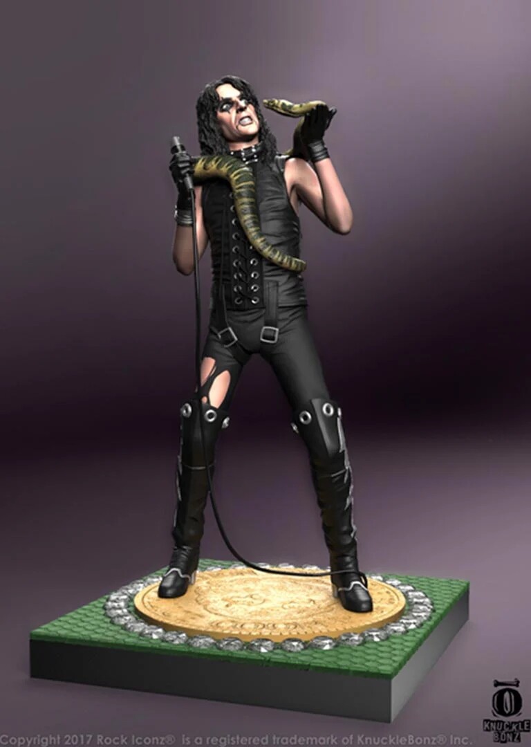 Knucklebonz Rock Iconz ALICE COOPER II SNAKE Statue LE w/Box NIB