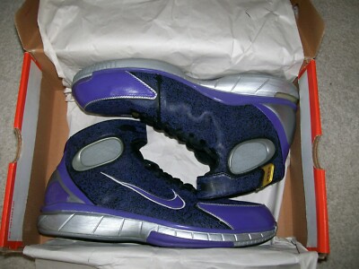 VNDS SZ10.5 Nike Air Zoom Huarache 2K4 Laser Kobe PE Lakers