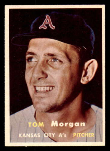 1957 Topps #239 Tom Morgan presque comme neuf + ID D'ATHLÉTISME : 357552 - Photo 1/2
