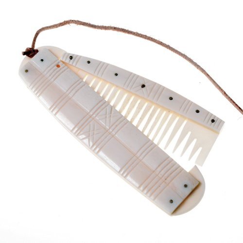Beinkamm der Wikinger mit Futteral - Knochenkamm Kamm Viking Bone comb - 10,5 cm - Picture 1 of 3
