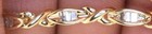 10k yellow gold .80ct baguette diamond tennis bracelet 9.8g vintage estate 7" — photo 3