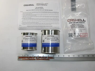 CASWELL GAS TANK SEALER LINER KIT CLEAR EPOXY MOTORCYCLE TO 10 GALLON jh - Bild 1 von 4