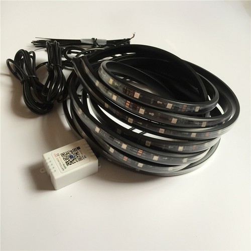 4x Flexible Colorful Chassis Lamp 5050 SMD LED Light Strip 210 Model APP Control - Picture 6 of 12