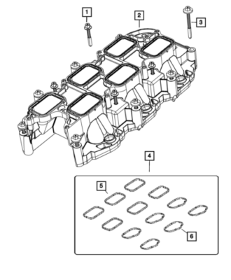 CHRYSLER OEM 11-23 1500 Classic Engine Parts-Intake Manifold