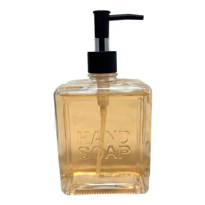 Aroma Aria Luxury Hand Wash Soap Pump-CAPRI MANGO-XL 20 oz-Glass Bottle
