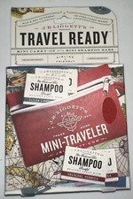 J.R. Liggett's Mini Traveler Chemical Free Shampoo + Bar Saver + Pouch Kit