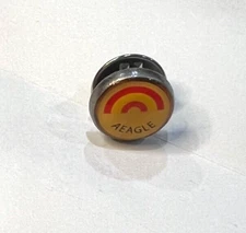 AEagle American Eagle Store Rainbow Silver Tone Metal Lapel Pin Pinback