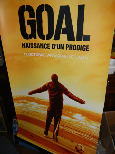 GOAL Naissance d'un Prodige FOOTBALL FOOT affiche CINEMA movie poster MATCH - Afbeelding 1 van 6