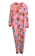Rudolph The Red Nosed Reindeer Ladies Pajama Union Suit Small 4-6 One Piece