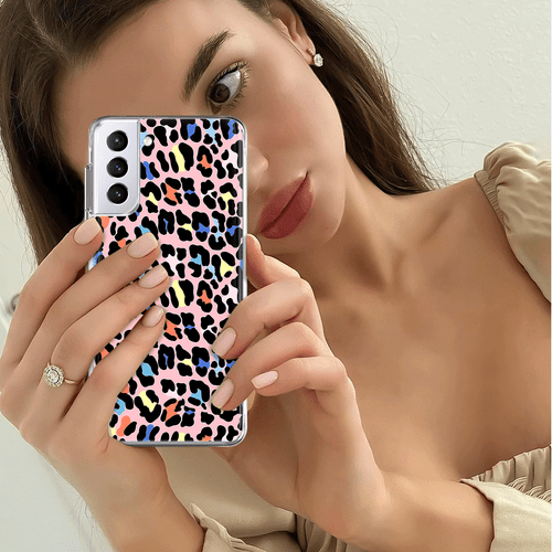 Handyhülle Stoßfest Leopardenmuster Cover für Samsung Galaxy S23 S24 A15 A14 A54 - Bild 13 von 65