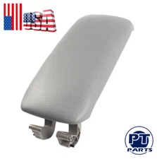 PU Leather Center Console Lid Armrest Cover Latch Box Cap For 2003-13Audi A3 A5 