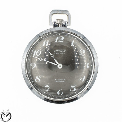Montre De Poche Ariste-Chatelain En Argent 0,800 à Remontage Manuel - Occasion, Fonctionne, Pièce Vintage