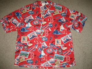 boston red sox hawaiian shirt