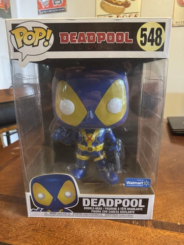 Funko Pop! Vinyl Jumbo 10” Deadpool (Blue) (Yellow) - Walmart (Exclusive) #548