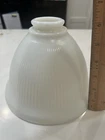 VTG Milk Glass Torchiere Shade for A Floor Lamp Like Stiffel 6 In Tall Ribbed