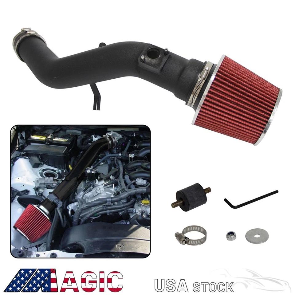 3" Cold Air Intake + Filter For 06-13 Lexus IS 250 2.5L 06-11 IS 350 3.5L V6 BK - Image 4 of 4