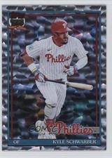 2026 Series 1 1991 Topps Baseball Crackle Foilboard Kyle Schwarber #T91-5 1n5