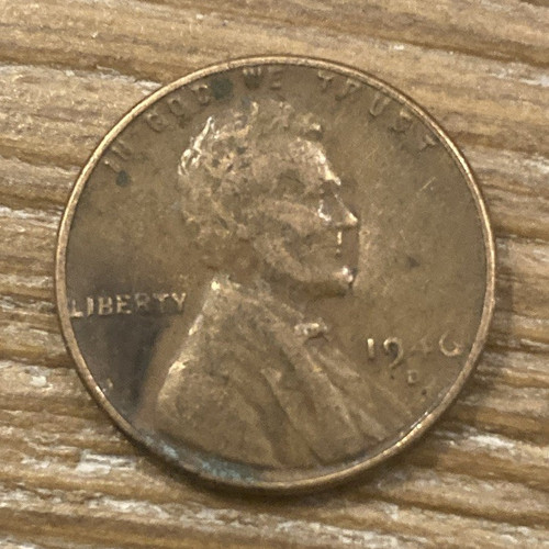 1946 Lincoln Wheat Small Cent Penny Brown Copper Business Strike KM#132