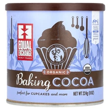 Equal Exchange Organic Baking Cocoa 8 oz 224 g Fair Trade, Kosher, Organic