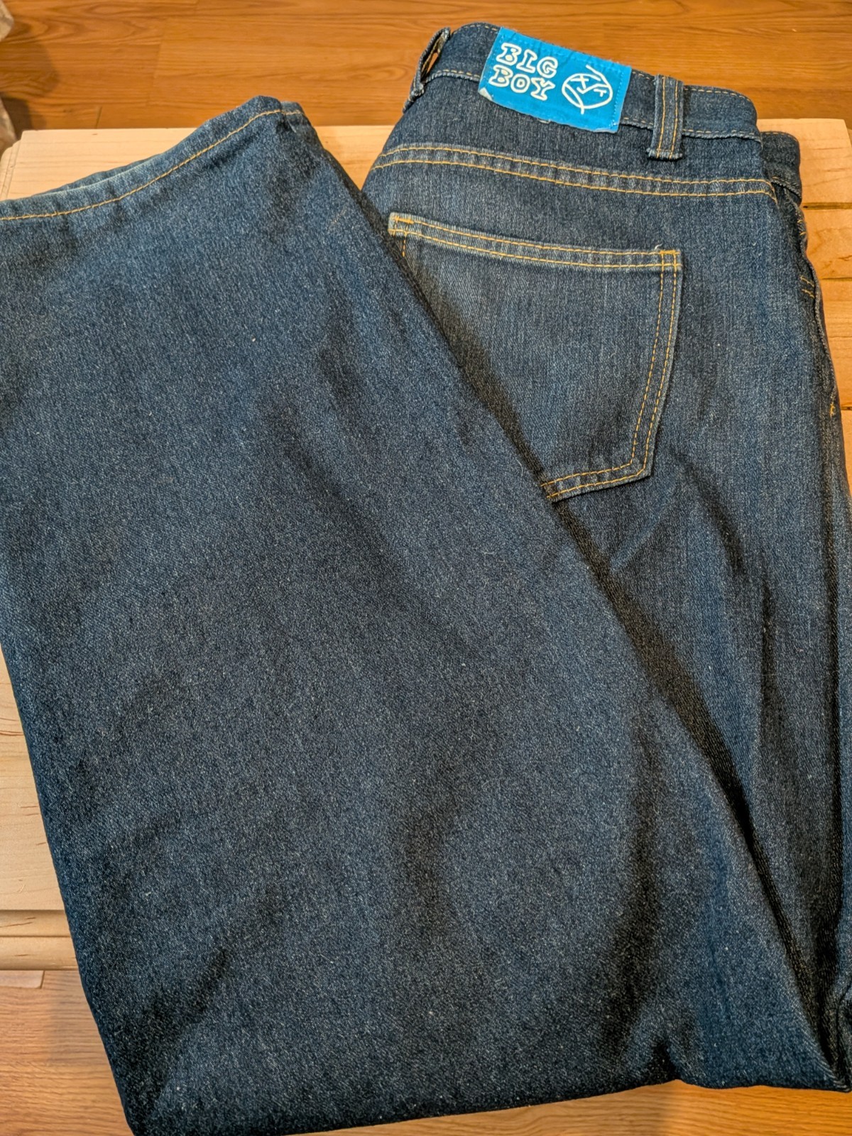 Polar Skate Co Bog Boy Jeans Dark Blue Straight