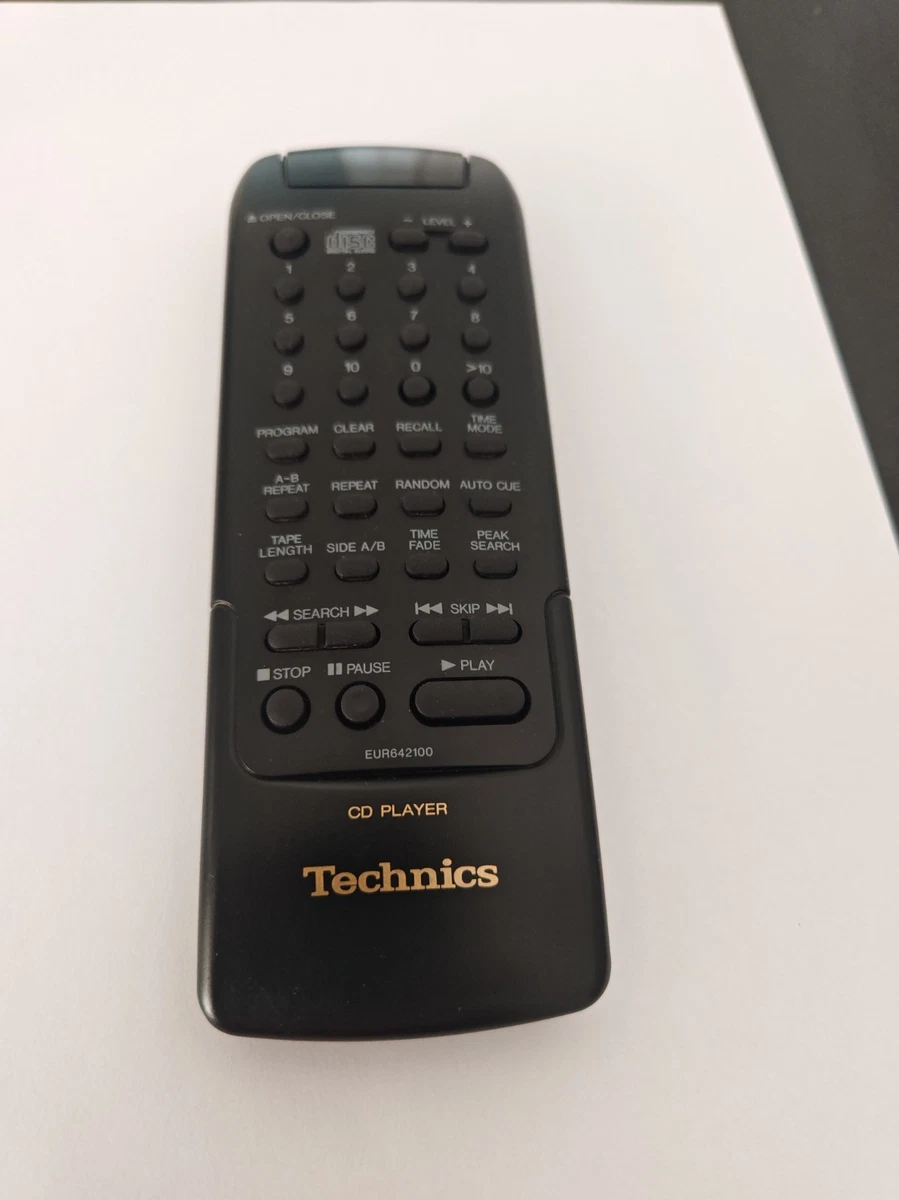 Technics Eur642100 Mando a Distancia Reproductor de CD Original Repuesto
