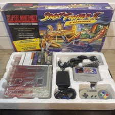 Street Fighter II Turbo - Nintendo SNES (PAL) Boxed Console Version