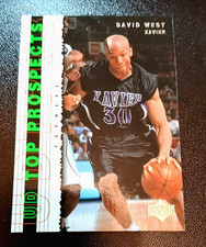 2003 UD TOP PROSPECTS #22 - DAVID WEST - XAVIER MUSKETEERS CARD