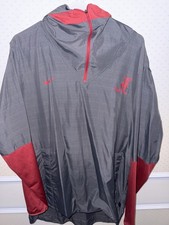 Nike Alabama Crimson Tide Pullover Mens XL Gray 1/4 Zip Long Sleeve Outdoors
