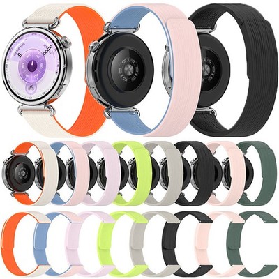 Für Huawei GT6 Pro/GT5/GT4/GT3 SE/GT 2e Silikonarmband Magnetisches Uhrenarmband
