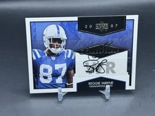 2007 Upper Deck Football Inkcredible Auto #RW Reggie Wayne Colts
