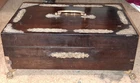 19th Century French Brass Mounted Empire Period  Ebonised Table Box