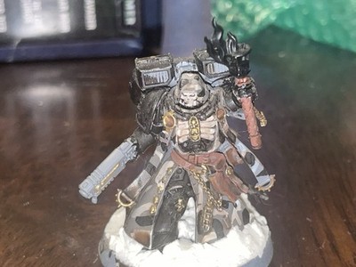 Games Workshop Warhammer 40k Space Marines: Primaris Chaplain. S3 Modified.