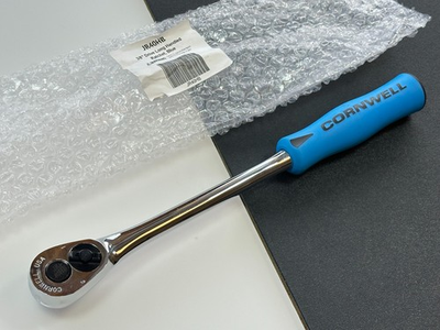 #ad NEW Cornwell Tools USA JR40HB 3 8” Drive 12quot; Long Classic BLUE Soft Grip Ratchet $229.99