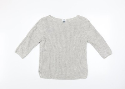 Old Navy grauer Pullover Pulli Damen UK Größe M