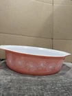 Vintage Pyrex Pink Daisy Dish 045 no lid