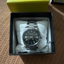 Invicta Celestial Men s Watch 35mm Silver Stainless Steel Black Dial Box