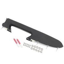 Black Front Left Driver Side Armrest Repair Kit Compatible for Black/Ebony