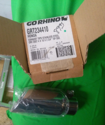 Go Rhino GRT234410 - Stainless Steel Exhaust Tip - Polished Stainless Steel