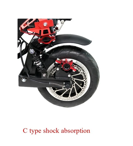 11 inch Electric Scooter Front Fork Shock Absorber C-type Shock Absorption 1PC - Foto 5 di 5
