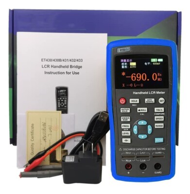 Digital LCR Meter Inductance Resistance Capacitance Tester L C R Z X D Q ESR