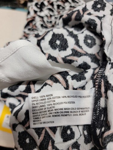 Diane Von Furstenberg Target Girls Dress Size Toddler/Baby 18M Black/Tan/White - Picture 4 of 6