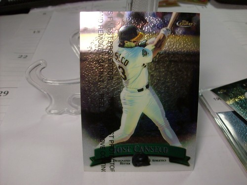 1998 Topps Finest #26 - Jose Canseco - Oakland Athletics 98-083 - Picture 1 of 2