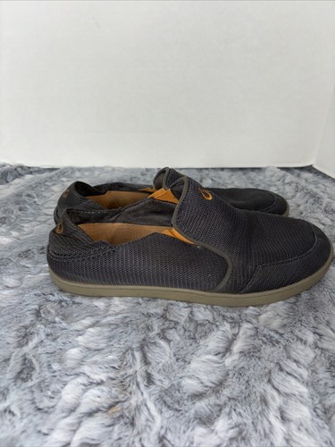 Olakai Shoes Mens 9 Nohea Loafer Sneakers Comfort 10188-4242 Gray Mesh Slip On - Picture 2 of 5