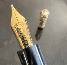 Montegrappa Pirates Fountain Pen 18K Gold $70K MSRP Ultra RARE 1 of 9 Ever Made
