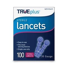TRUEplus Sterile Lancets 30G