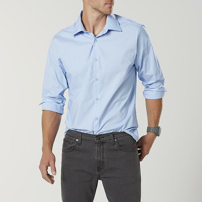 men's blue dress shirt Cheap Simple Chiffon Open Back Tiffany Blue,Junior Long Bridesmaid Dre –  SofieBridal