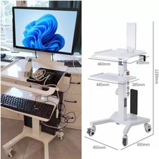 Dental Trolley Medizin Wagen Zahnarzt Rollwagen für Intraoral Scanner & Computer