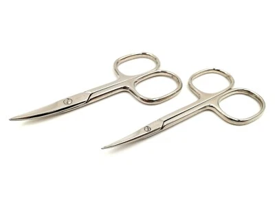 Solingen Nagelschere + Hautschere 2er Set Carbonstahl 9cm Maniküre Profi Schere