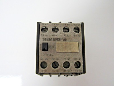 3x Siemens Hilfsschütz,3TH4244-0AP0, 3TH42 44-0AP0