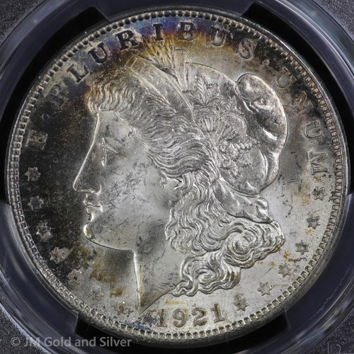 1921-P 1 $ Morgan Silber Dollar PCGS MS 65 | Stempelglanz UNC BU - Bild 3 von 4